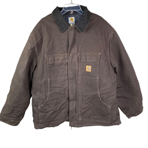 Carhartt Other - Carhartt Men's Loose Fit Firm Duck Insulated Traditional Coat in brown 2XL